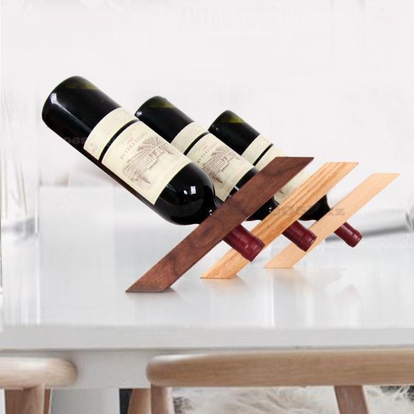 

tablewine racks creative wood rack shelf stand table storage bottle holder shelves cabinet stojak na wino kitchen decoration