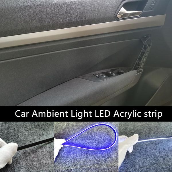 

interior&external lights car interior ambience lamp led acrylic optical fiber strip