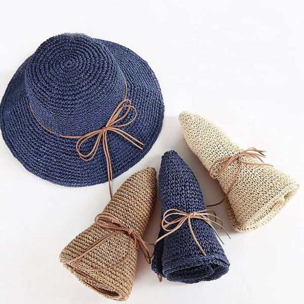 

simple women doistraight hats summer sun for lady vows bow beach suurn cream cap, Blue;gray
