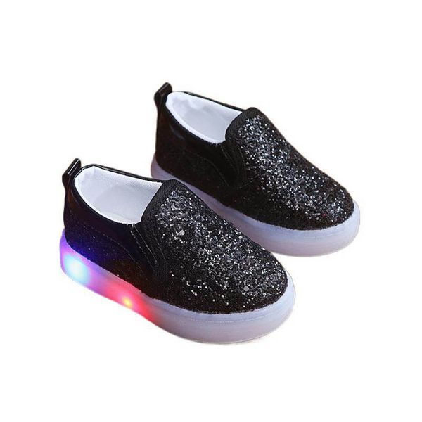 

athletic kids shoes sneakers tennis boys children footwear d168, Black