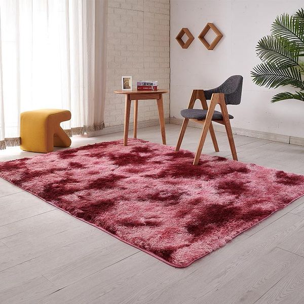 

carpets carpet living room tie dye wool coffee table nordic long bedroom bedside