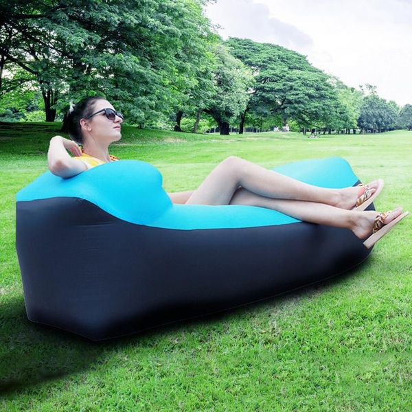 

camp furniture portable inflatable outdoor chair recliner beach balcony camping sedia pieghevole product bs50oc