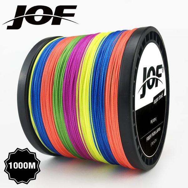 

braid line jof summer superpower series 1000m 8 strand 22-88lb braided fishing pe multilament lines lake river