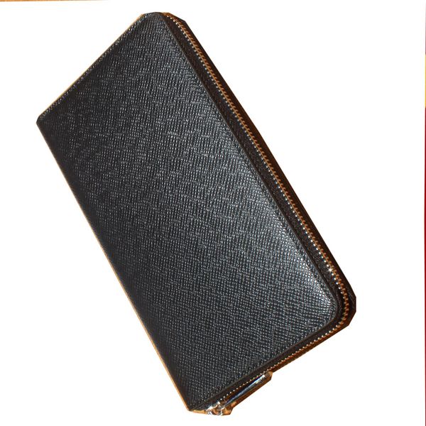 

2022 business fashion new men & women wallet solid color long cross pattern simple fashion mens handbags zipper purse accordion design walle, Red;black
