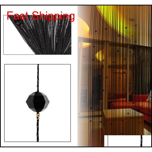 

25tassel curtain crystal beads tassel silk string curtain window valance door divider sheer jlllqe allguy