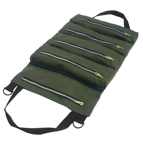 

multifunctional canvas storage bag portable kit home wall hanging storage bag