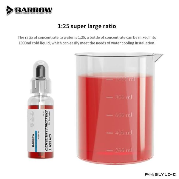 

fans & coolings barrow 40ml concentrated water cooling liquid for pc slyld-c