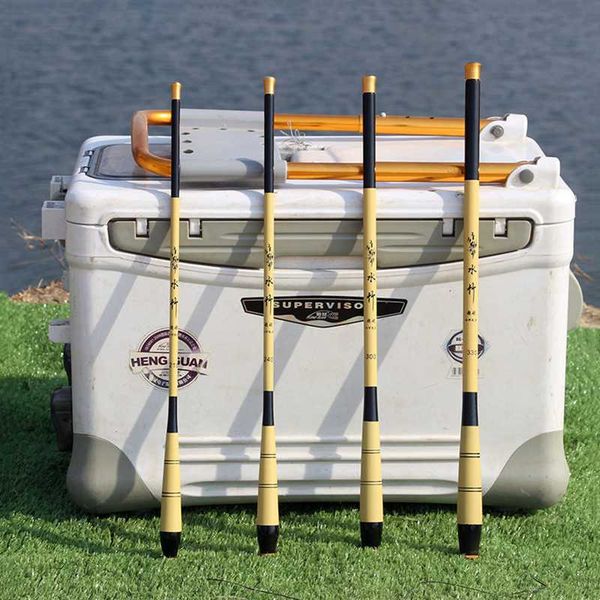 

boat fishing rods ultra light hard rod high carbon fiber black handle stream 1.5m-6.3m travel carp