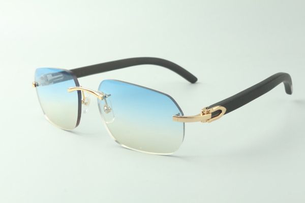 

designer sunglasses 3524024 with black wood arms glasses,direct sales, size: 18-135mm, White;black