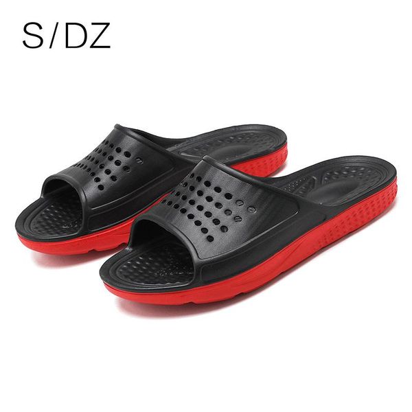 

slippers sdz mens shoes indoor house non-slip hard-wearing summer shower 2021 black casual lightweight size 39-44