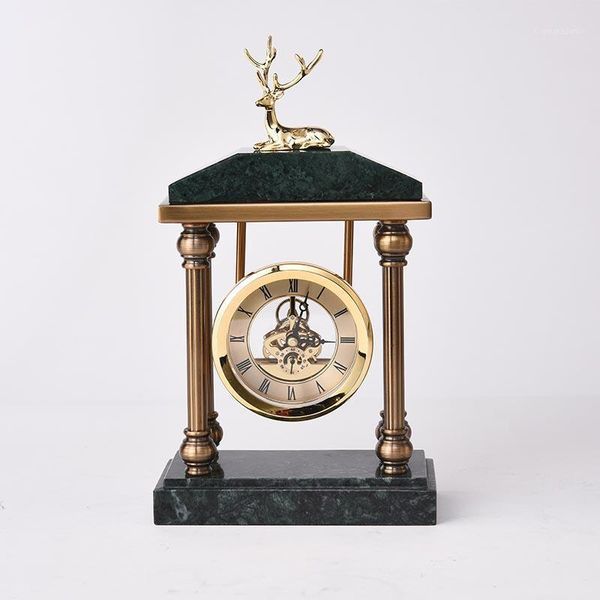 

decoration luxury creative office desk clock modern vintage room table retro reloj de mesa clocks bw50zz &1