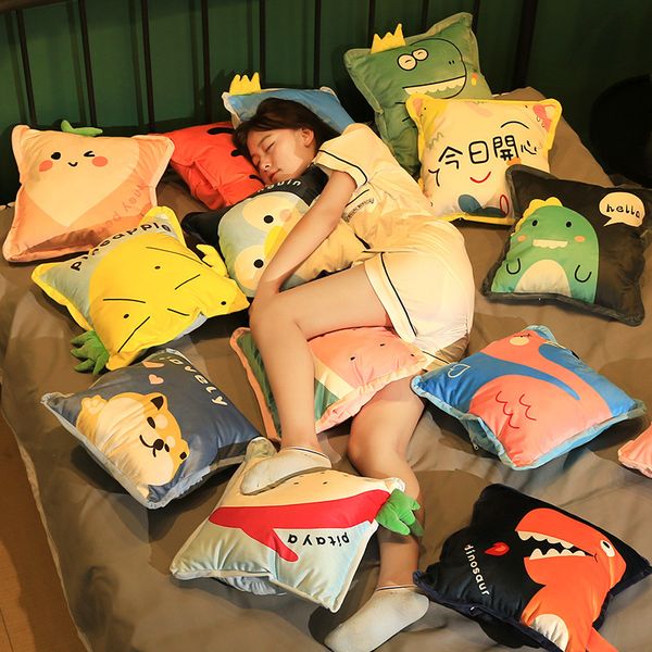 

new fund animal fruit lovely cartoon holds pillow bedroom sofa cushion for leaning on children room adornment holds pillow