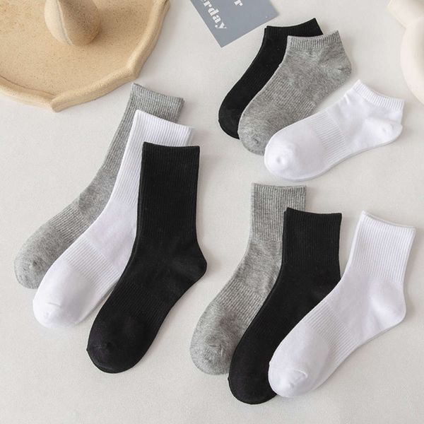 

spring autumn white medium thin lovers cotton, Black