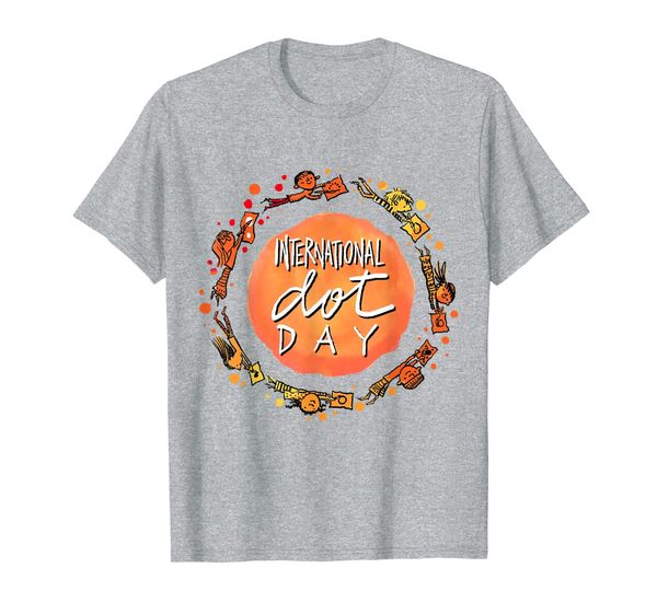 

international dot day t-shirt happy the dot gift kids, White;black