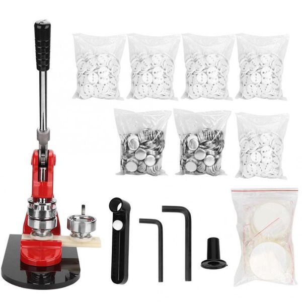 

craft tools 44mm badge maker handcraft button press machine for sporting event with 1000pcs parts embossing high quality