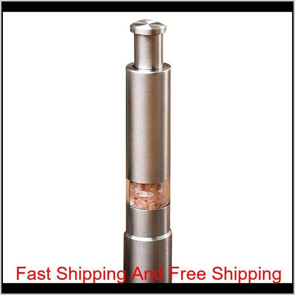 

stainless steel pepper grinder kitchen manual pepper mill salt shakers thumb push pepper grinder spice s qylqnh bwkf