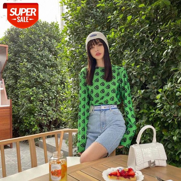 

ss yang mi net red with xoxogoodboy  long-sleeved bottoming shirt t-shirt #pp6m, White;black