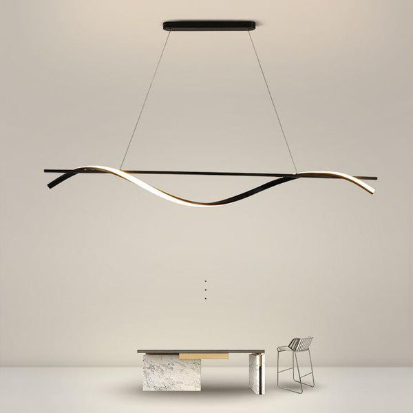 

pendant lamps modern nordic led chandelier black lighting for living room dining kitchen circle ring cafe hanging lamp