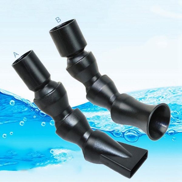 

air pumps & accessories flexible aquarium plastic water outlet duckbilled shape 360 degree nozzle sprinkler head watering tube return pipe e