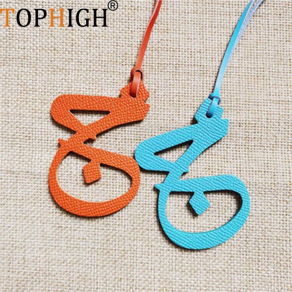 

bag parts & accessories customized genuine leather character arabic letters shoulders charm alphabet keyring women pendant handbag, Black