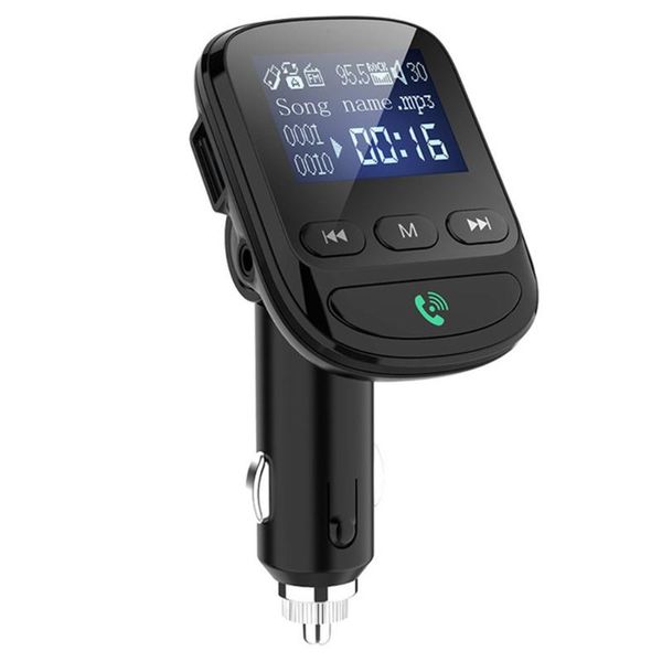 

& mp4 players multi-function car fm transmitter mp3 player wireless adapter hands-kit modulator with usb quick charge qc3.0