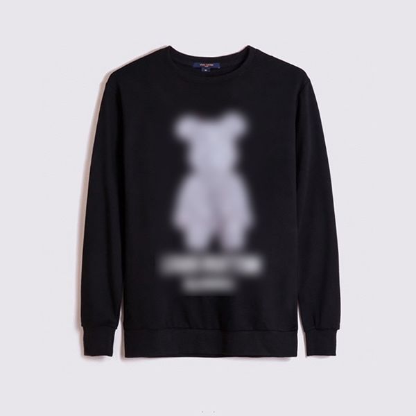 

2021 men's hoodie fashion designer autumn and winter youth loose thick hooded pullover casual sweater suitable for m-2xl, Black