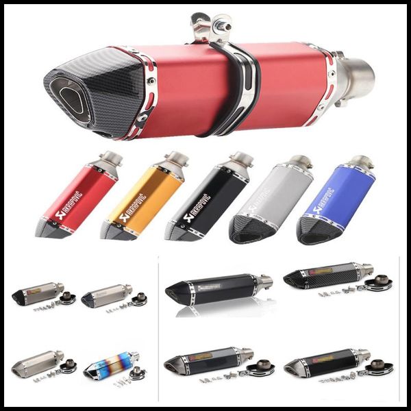 

motorcycle exhaust system stainless universal 51mm modify muffler