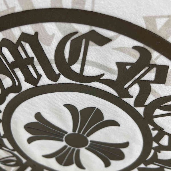 

2021 summer fashion brand new short sleeve crosin dazzling shadow cross men's and women's casual versatile t-s, White;black