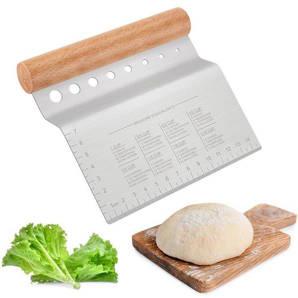 

stainless steel semicircular flour cutting tool dough knife divider cake scraper kitchen baking tools accessory & pastry