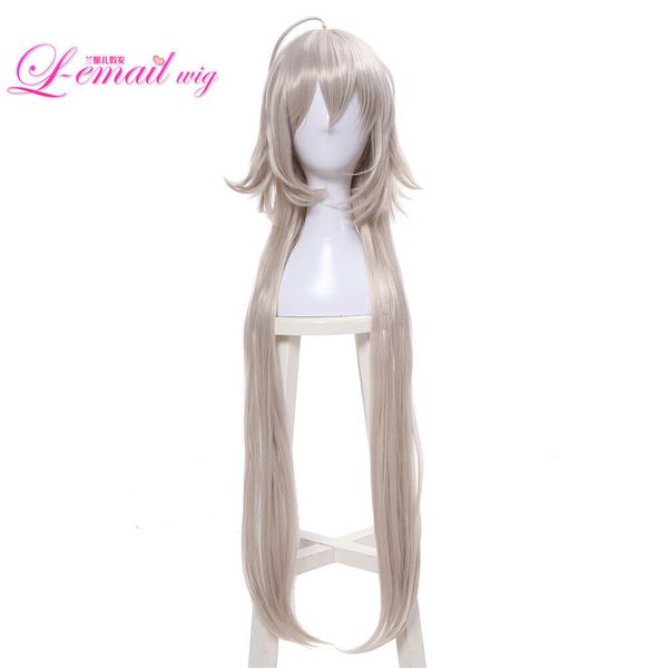 

details about fgo fate alter avenger jeanne d'arc ruler long cosplay wig mask headwear, Black;brown