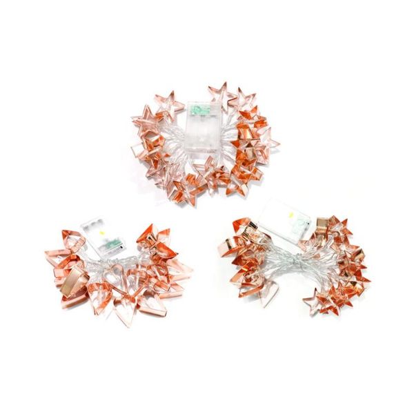 

strings led iron five-pointed star love lights string flashing battery starry christmas dorm wedding decoratio