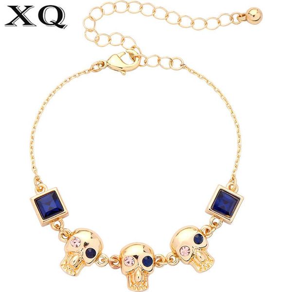 

charm bracelets xq sleek minimalist girl personality hip hop jewelry woman accessories festival ladies party wholesale, Golden;silver