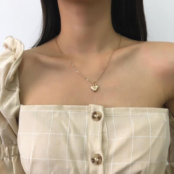 

pendant necklaces necklace gifts for women friend choker jewelry bisuteria chains collar collier bijoux femme components ketting naszyjnik, Silver