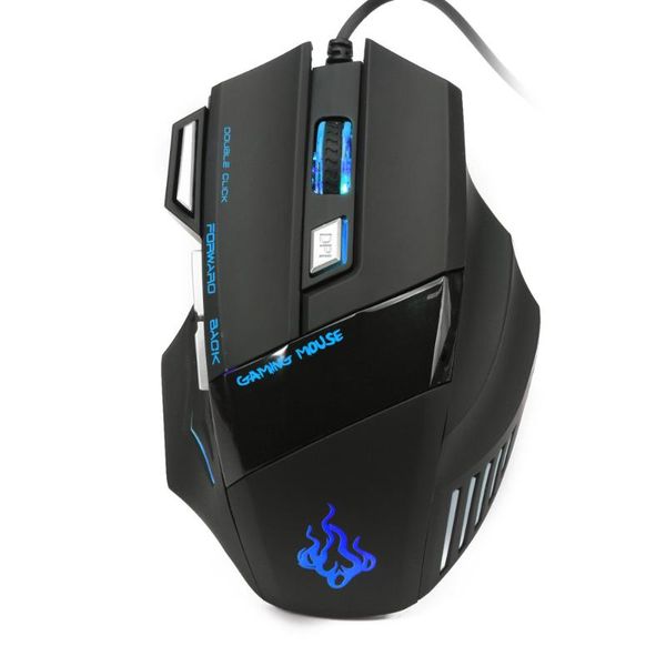 

dropping ship 7 buttons 5500 dpi wired gaming mouse led optical game mice for pc lapblue ratÃ³n para juegos de botones
