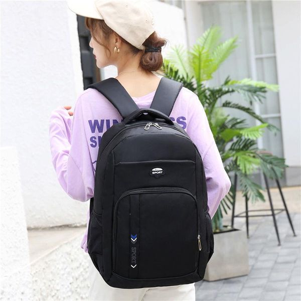 

backpack fashion men's bag male oxford notebook computer large capacity teenagers travel school bags