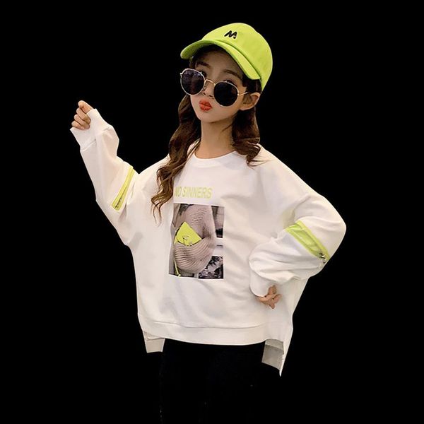 

Girls Sweatshirt Amp Hoodies Autumn Outerwear Teenager Children Coat Pullover For Boys, Black