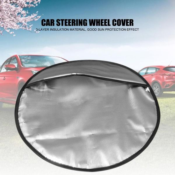 

steering wheel covers car cover sun shade vacuum cotton insulation accessories perfect for most