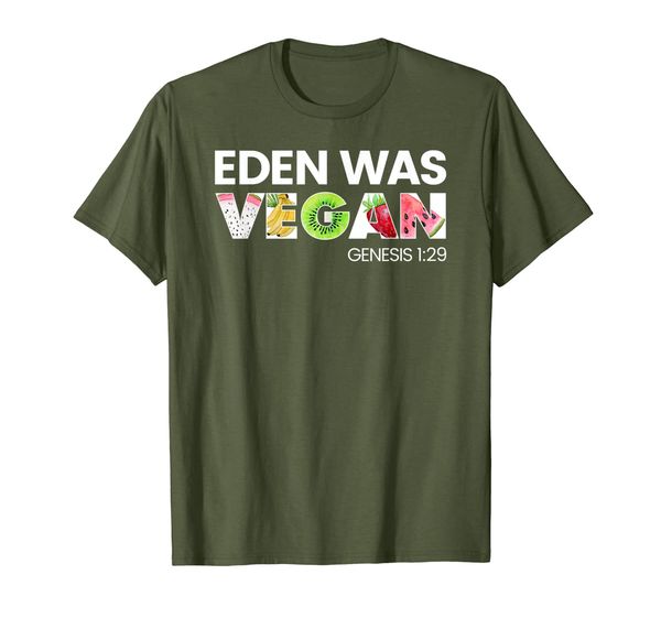 

Eden Was Vegan T-shirt for Christian Vegans, Mainly pictures