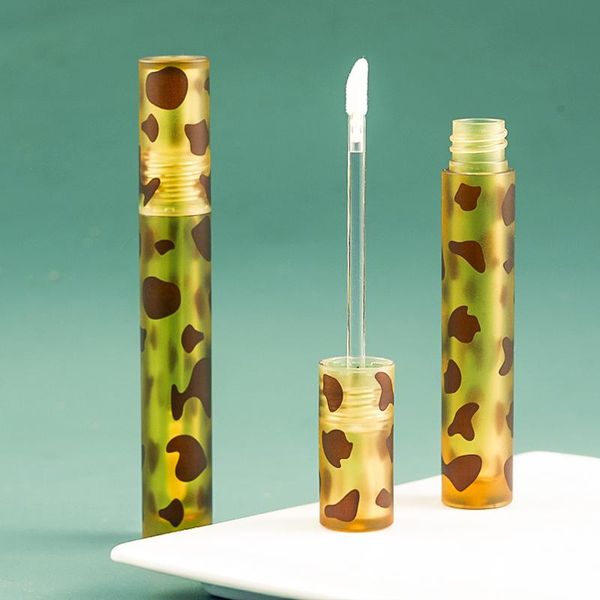 

storage bottles & jars 10/30/50pcs 4ml empty round lip gloss tube with sers yellow plastic containers cosmetic glaze container