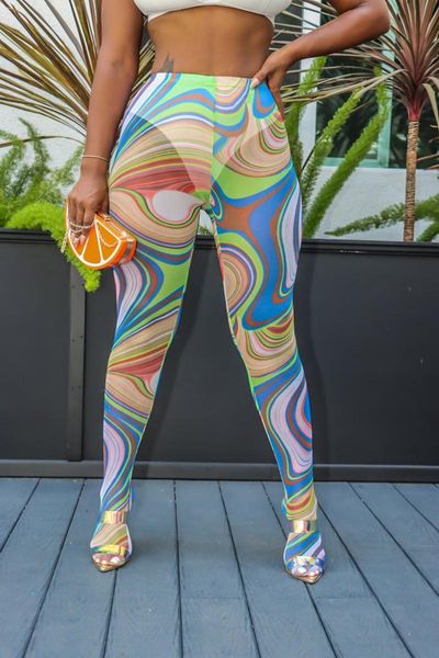 

women's pants & capris 2021 women gym leggings mesh jeans pocket printing casual high waist pencil plus, Black;white