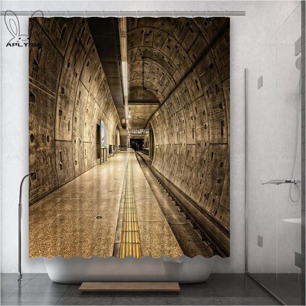 

aplysia vintage medieval shower curtains old building waterproof polyester fabric bathroom curtains for home decor