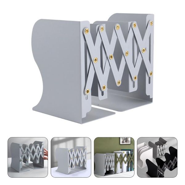 

hooks & rails 1pc retractable book standing holder folding bookshelf creative stand