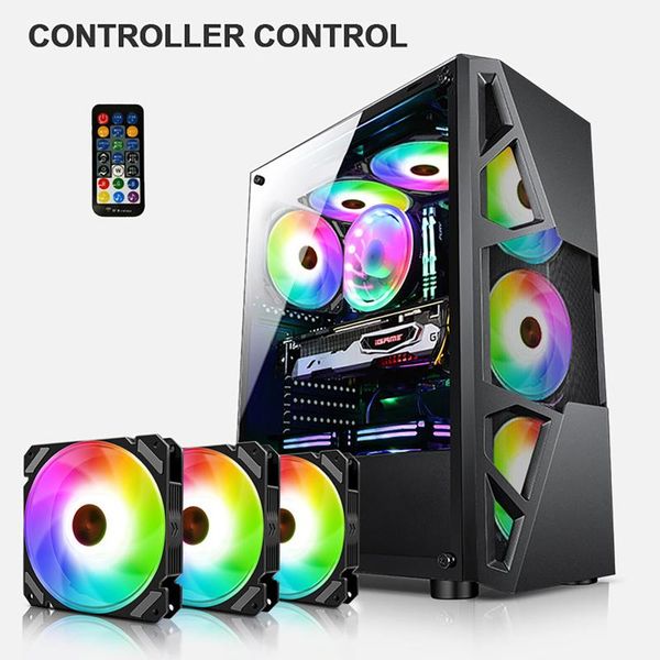 

fans & coolings rgb led 120mm high performance chassis cooling fan radiator ventilador pc cooler master with remote control