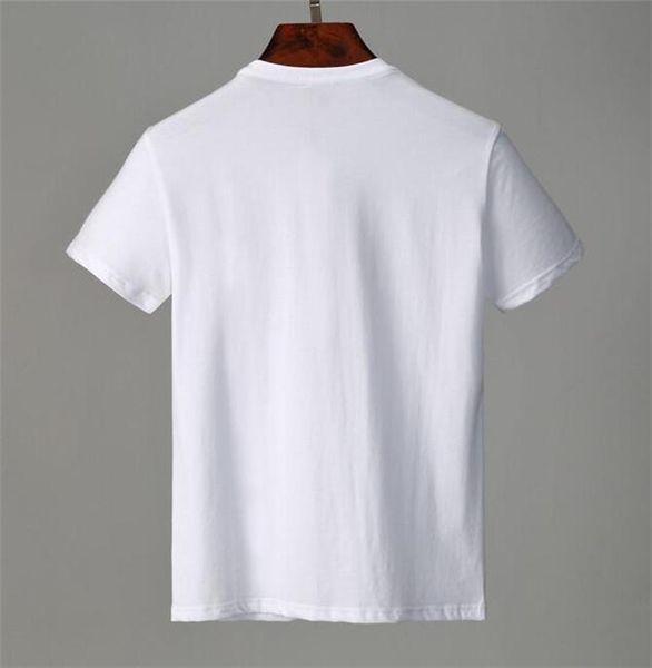 

2021 famous mens summer t shirts classic printed tees streetwear fashion men cotton tshirt casual luxury short sleeve284i, White;black