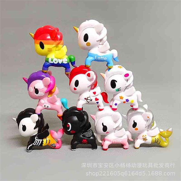 

bulk rainbow horse puppet cake decoration doll