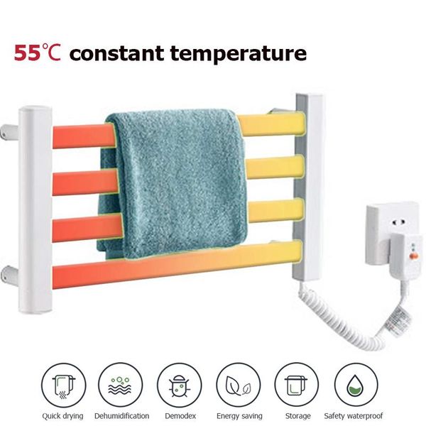 

towel racks carbon fibre electric warmer bathroom rack intelligent bath shelf wall mounted warm dryer fittings