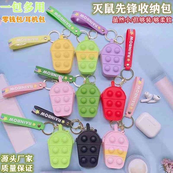 

rat killing pioneer silicone zero wallet bubble music decompression storage bag