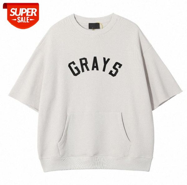 

street card fog 7th flocking letters logo 7-point sleeve baseball men's and women's sweater #4o1c, Black