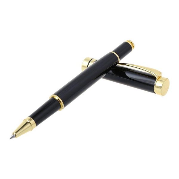 

luxury metal ballpoint pen signature black ink gel pens stationery office supplies business gifts 1xce