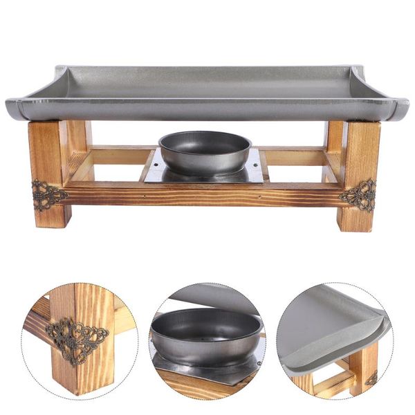 

tools & accessories home grill multifunctional non-stick barbecue plate japanese-style square fish roast portable alcohol bamboo joint